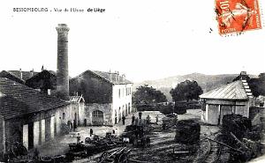 BESSOMBOURG - VUE DE L'USINE DE LIEGE - 1904